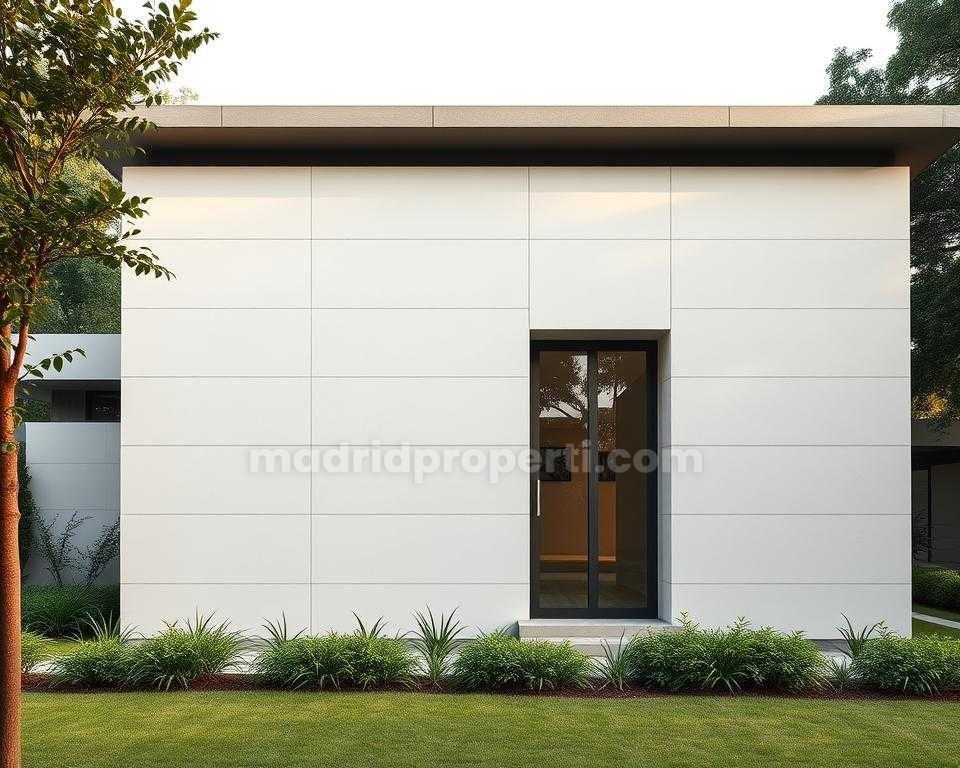 Rumah modern dengan material GRC Rumah modern dengan material GRC