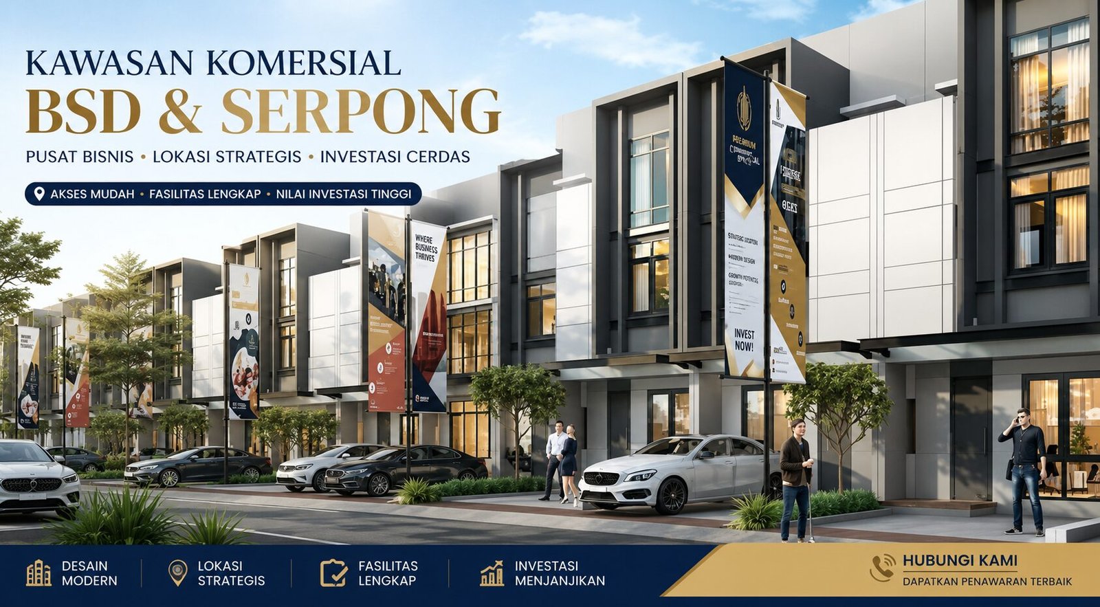 Kawasan komersial BSD dan Serpong