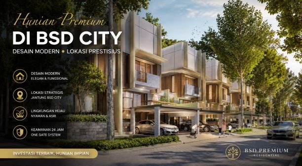 Kawasan residensial premium BSD