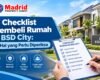 checklist membeli rumah BSD City